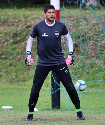 Leandro goleiro River-PI (Foto: Victor Costa/RiverAC) Leandro goleiro River-PI (Foto: Victor Costa/RiverAC)