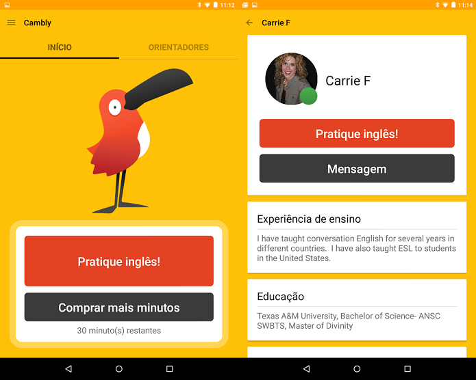 Cambly é um app interessante para aprender inglês (Foto: Divulgação)
