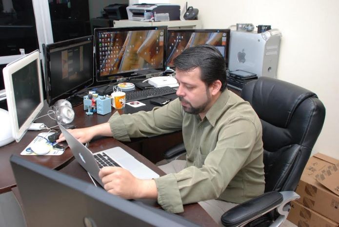Alex Roger deu seus motivos para criticar o PT em um jogo brasileiro (Foto: Arquivo pessoal)