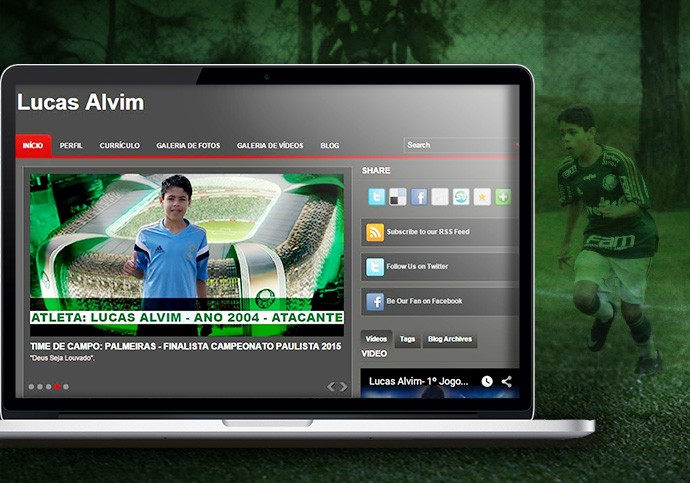 Dono de site, atacante de 11 anos quer dar título ao Palmeiras na Vila Belmiro