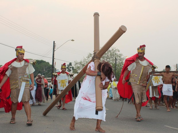 G Encena Es Da Paix O De Cristo Encerram Semana Santa Em Roraima