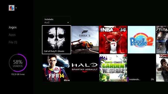 Xbox One: aprenda a gerenciar o conteúdo do seu HD (Foto: Reprodução/Murilo Molina)