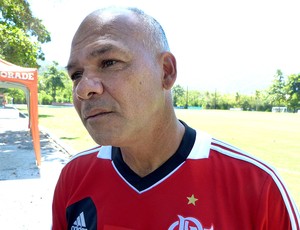 Marcelo Buarque no treino do Flamengo (Foto: Vicente Seda) Marcelo Buarque no treino do Flamengo (Foto: Vicente Seda)