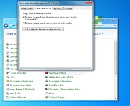 screenshot de Adobe Flash Player