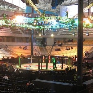 octogono arena jaraguá UFC belfort Rockhold (Foto: Ivan Raupp)