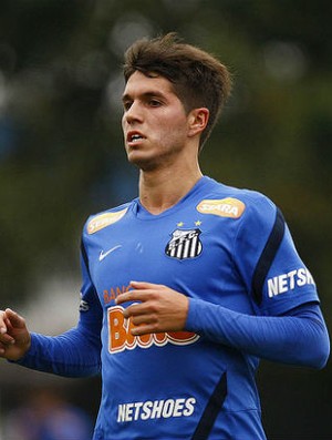 Pato Rodríguez Santos treino (Foto: Ricardo Saibun / Divulgação Santos FC)