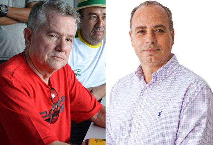Montagem candidatos à presidência da CBFS, Marcos Madeira e Nilton Ramão (Foto: Globoesporte.com)