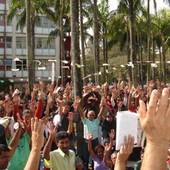 Universidades paulistas mantêm greve (Letícia Macedo/G1)