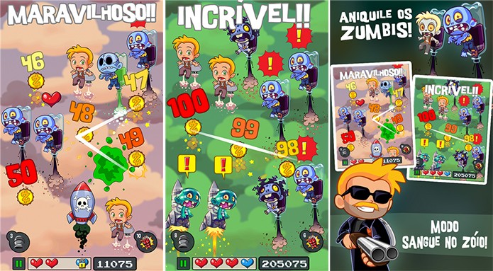 Jetpack Zombie Slayer é um game onde usuário deve destruir zumbis voadores (Foto: Divulgação/Windows Phone Store)