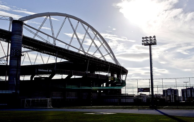 estádio Engenhão treino (Foto: Ivo Gonzalez / Agencia O Globo)