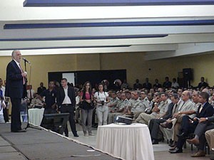 Coletiva da SSP sobre segurança no carnaval de Salvador, Bahia (Foto: Lílian Marques/ G1)