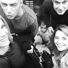 Ana Hickmann com o marido, Alexandre, e o filho, também Alexandre, e os cunhados, Gustavo Correa e Giovana Oliveira (Foto: Reprodução/Instagram)