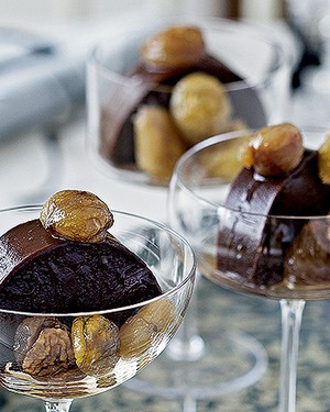 Terrine de chocolate e crème de marron (Foto: Cacá Bratke/Editora Globo)