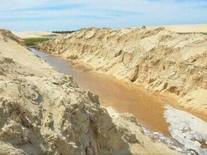 Semar louvou iniciativa dos amigos de ajudar a Lagoa do Portinho, no Piauí (Foto: Tibério Nunes/Arquivo Pessoal)