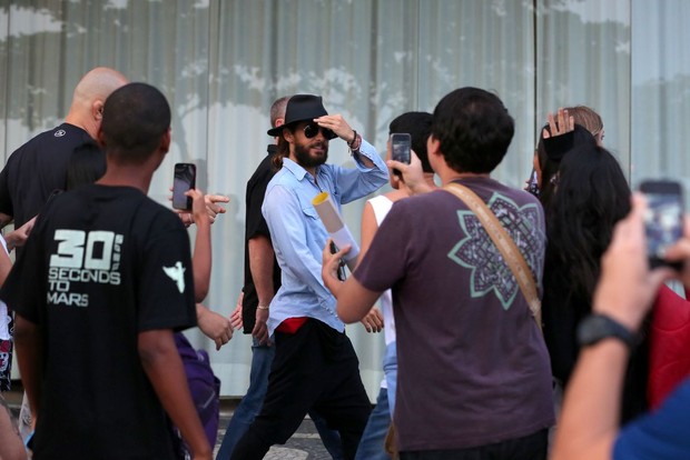 Jared Leto (Foto: André Freitas e Gabriel Reis / Ag News)