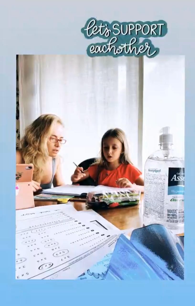 Em quarentena por coronavírus, Angélica estuda com os filhos em casa (Foto: Reprodução/ Instagram) Em quarentena por coronavírus, Angélica estuda com os filhos em casa (Foto: Reprodução/ Instagram)