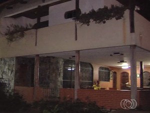 Ritual de Santo Daime foi realizado em chácara de Nerópolis, Goiás (Foto: Reprodução/ TV Anhanguera)