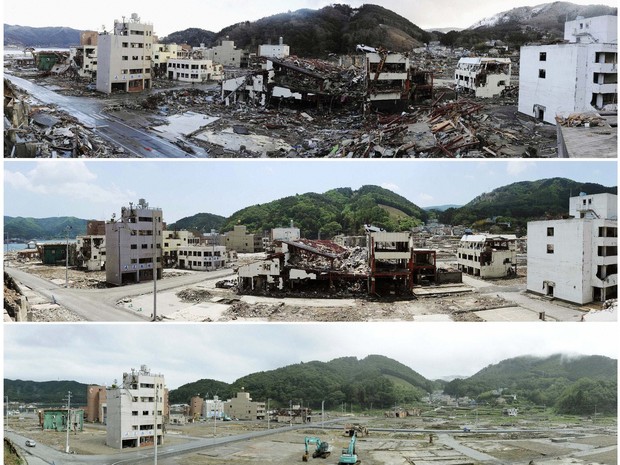 Tsunami Japão (Foto: Reuters)