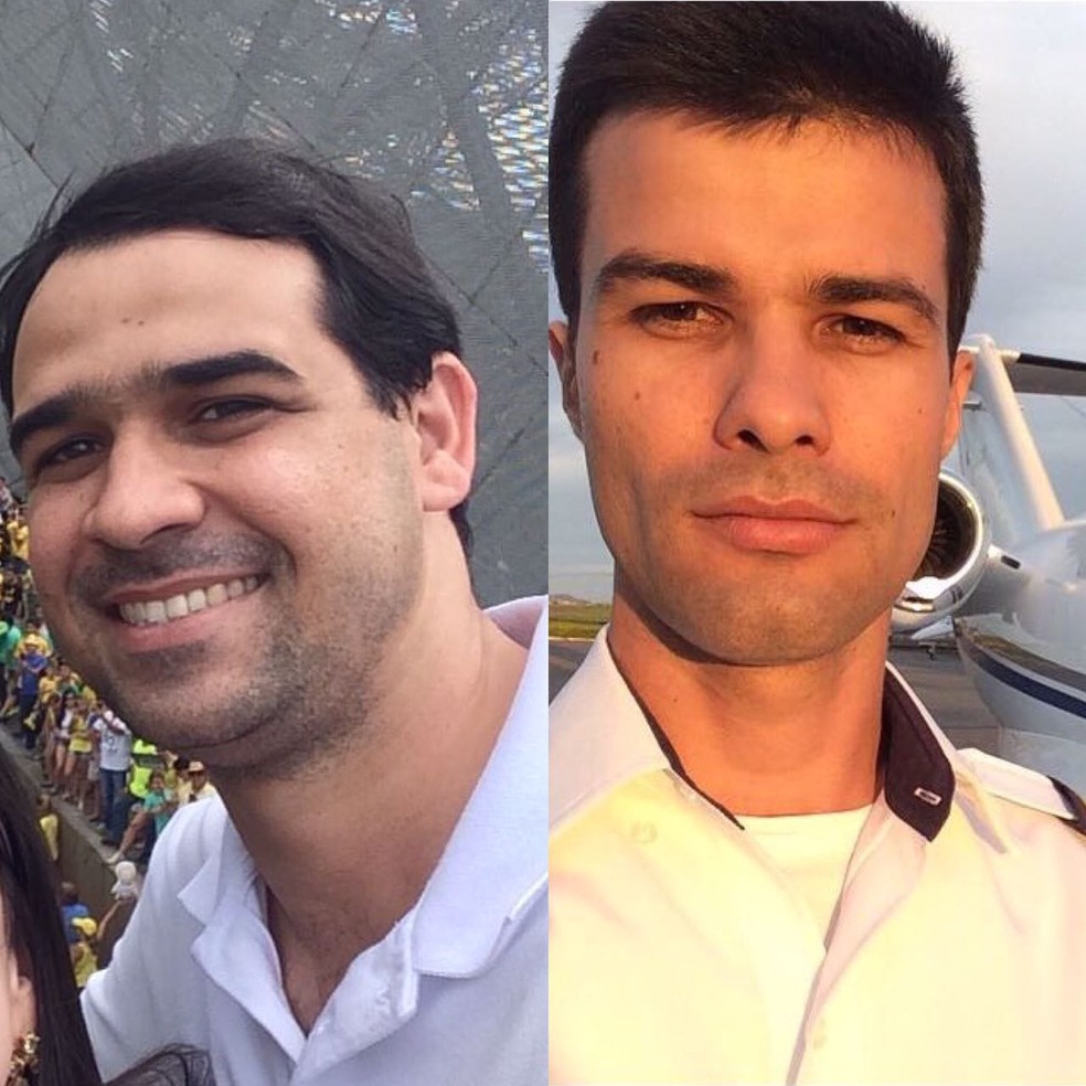 Luiz Henrique e Otávio morreram na queda do avião em Cassilândia (MS) (Foto: Reprodução/Facebook/Instagram)