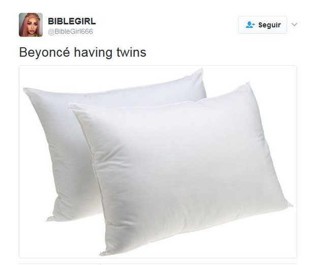 Anúncio da gravidez de Beyoncé agita internet (Foto: Twitter / Reprodução)