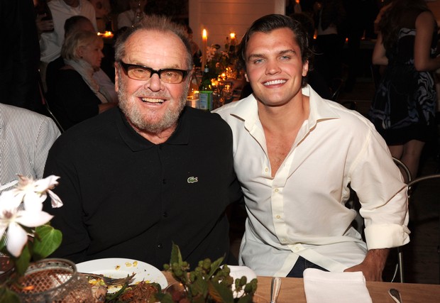 Jack Nicholson e o filho Ray (Foto: Getty Images)