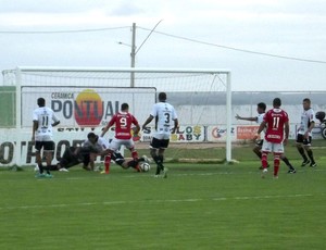 Corintians-RN vence o América-RN no Estádio Nazarenão, em Goianinha (Foto: Jocaff Souza)