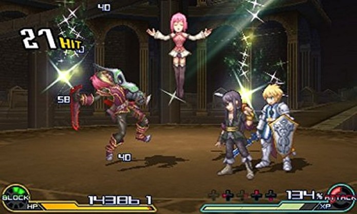 Project X Zone 2 tem jeitão de RPG estratégico (Foto: Divulgação/Bandai Namco)