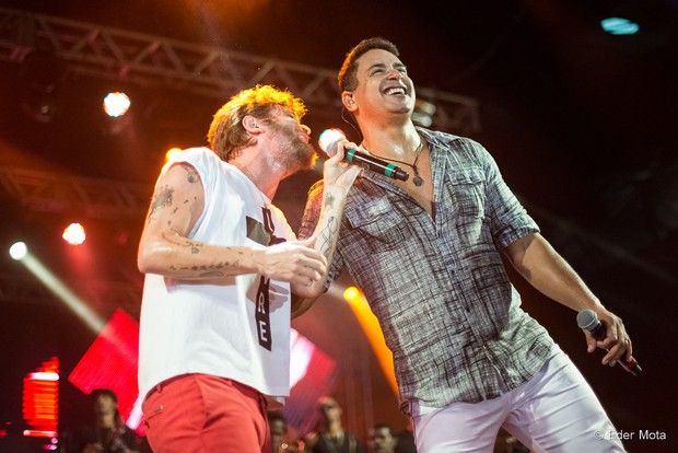 Saulo e Xanddy (Foto: Eder Mota/Divulgação)
