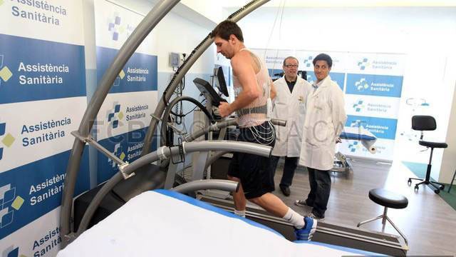 messi barcelona exames médicos (Foto: Divulgação / FC Barcelona)