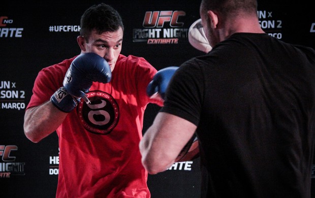 Gian Villante treino MMA UFC (Foto: Rodrigo Malinverni)