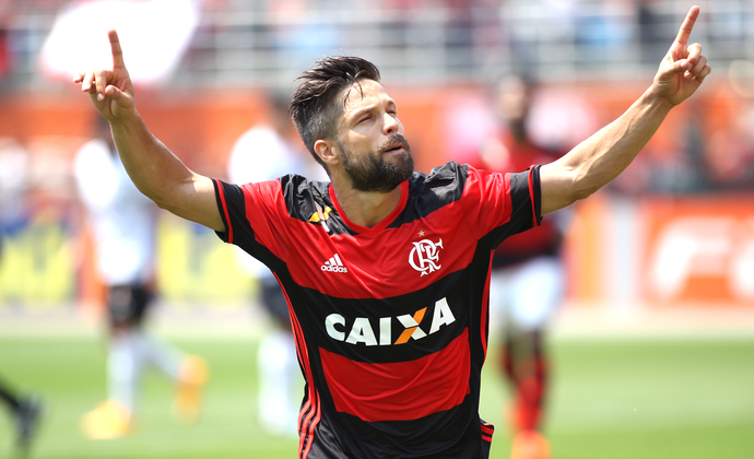 Diego Flamengo X figueirense (Foto: Gilvan de Souza / Flamengo)