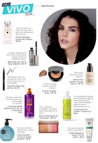 Julia Konrad, de ‘Malhação’, abre nécessaire e lista top 10 de beleza