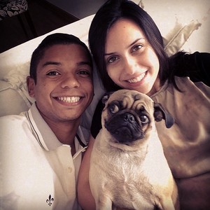 David Braz esposa cachorro (Foto: Reprodução / Instagram)