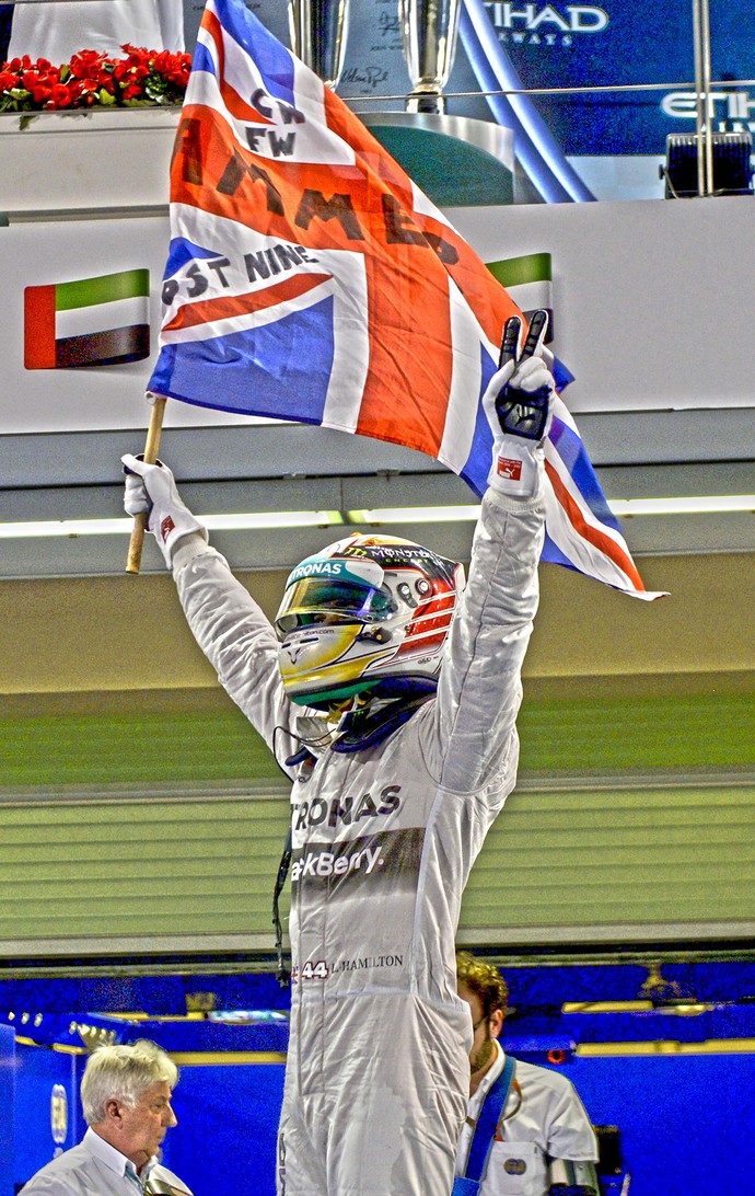 Lewis Hamilton F1 GP Abu Dhabi (Foto: AFP)