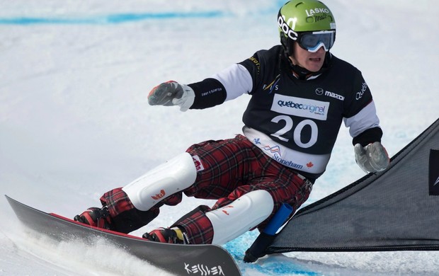 Rok Marguc Mundial de snowboard slalom (Foto: AP)