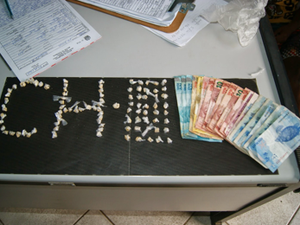 Homem foi autuado e levado para a penitenciária (Foto: Divulgação/Polícia Militar)