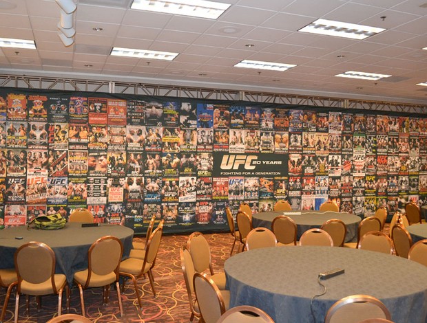 Sala de imprensa UFC 167 (Foto: Ivan Raupp)