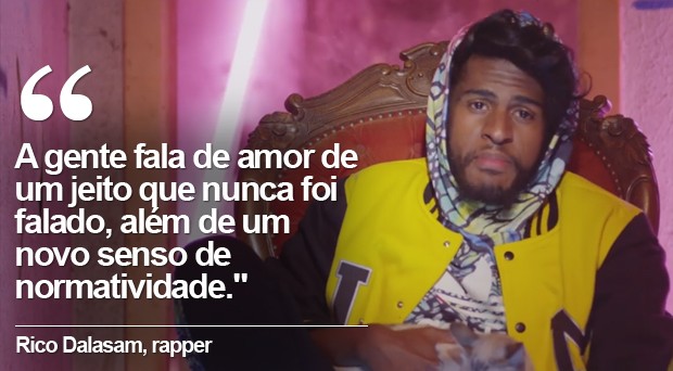 Rico Dalasam (Foto: Reprodução / YouTube ) Rico Dalasam (Foto: Reprodução / YouTube )