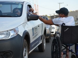 Luiz Pereira Souza Jorge é um dos deficientes em Piracicaba que sofrem com falta de acessibilidade (Foto: Luiz Felipe Leite/G1)
