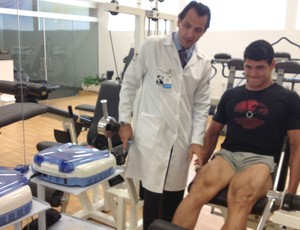 ezar Mutante se recupera de cirurgia no joelho (Foto: Arquivo Pessoal)