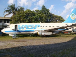 Aeronave da Vasp foi arrematada por R$ 133 mil em leilão (Foto: Divulgação)