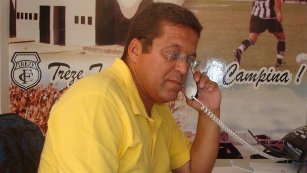 Josimar Barbosa, o Joba, gerente de futebol do Treze (Foto: Divulgação / Treze)