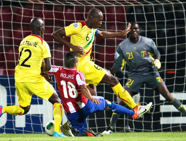 Jorge Rojas jogo Paraguai e Mali sub-20 (Foto: AP)