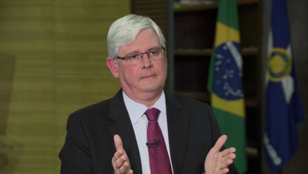 O procurador-geral da República Rodrigo Janot em entrevista à GloboNews (Foto: Reprodução/GloboNews)