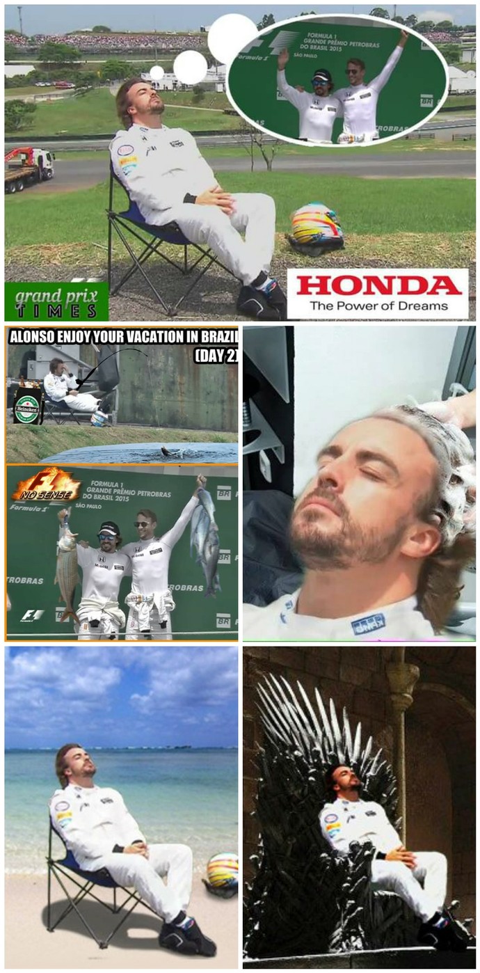 Memes de Fernando Alonso (Foto: Reprodução)