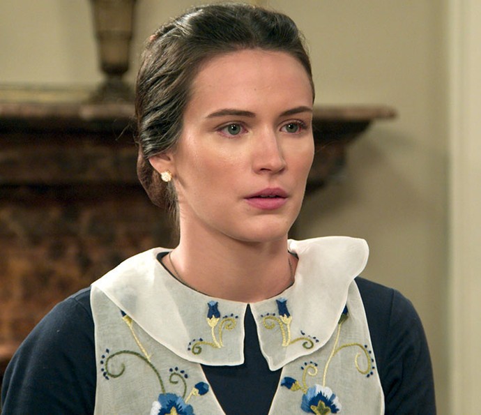 Maria dedura Sandra (Foto: TV Globo)