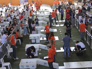 No ano passado, evento atraiu 99 equipes na USP São Carlos (Foto: Denise Casatti/USP São Carlos)