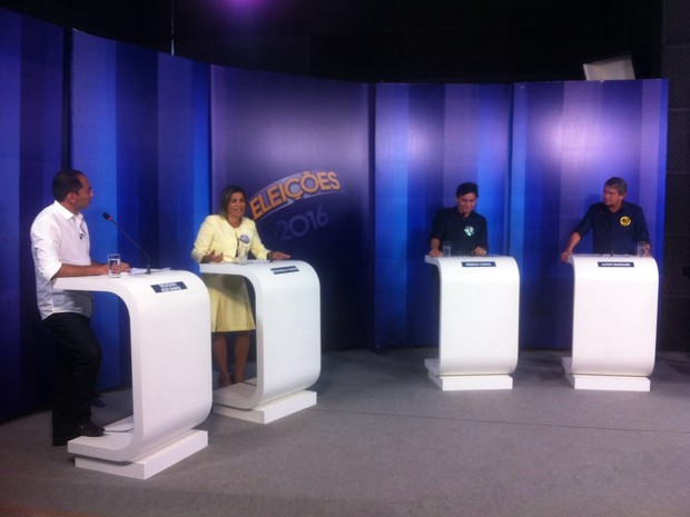 Candidatos apresentaram suas propostas e questionaram adversários (Foto: Marita Ventura / TV Mirante)