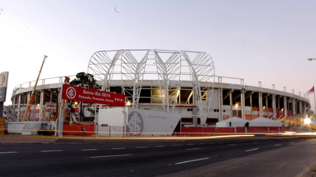 Beira-Rio em obras (Foto: Diego Guichard / GLOBOESPORTE.COM) Beira-Rio em obras (Foto: Diego Guichard / GLOBOESPORTE.COM)