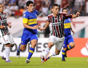 Thiago Neves, Boca Juniors x Fluminense (Foto: Dhavid Normando / Photocamera)